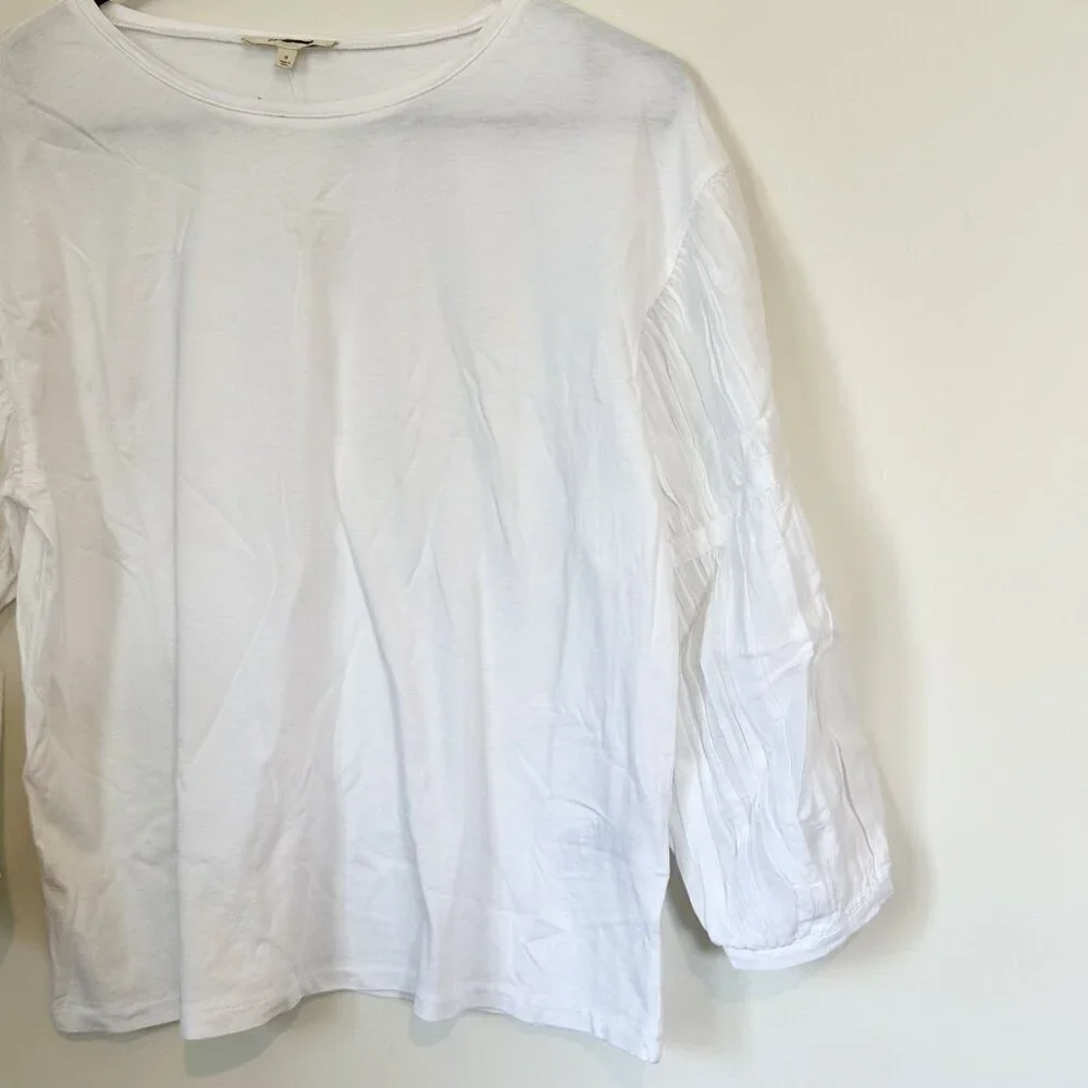 Madewell white puff